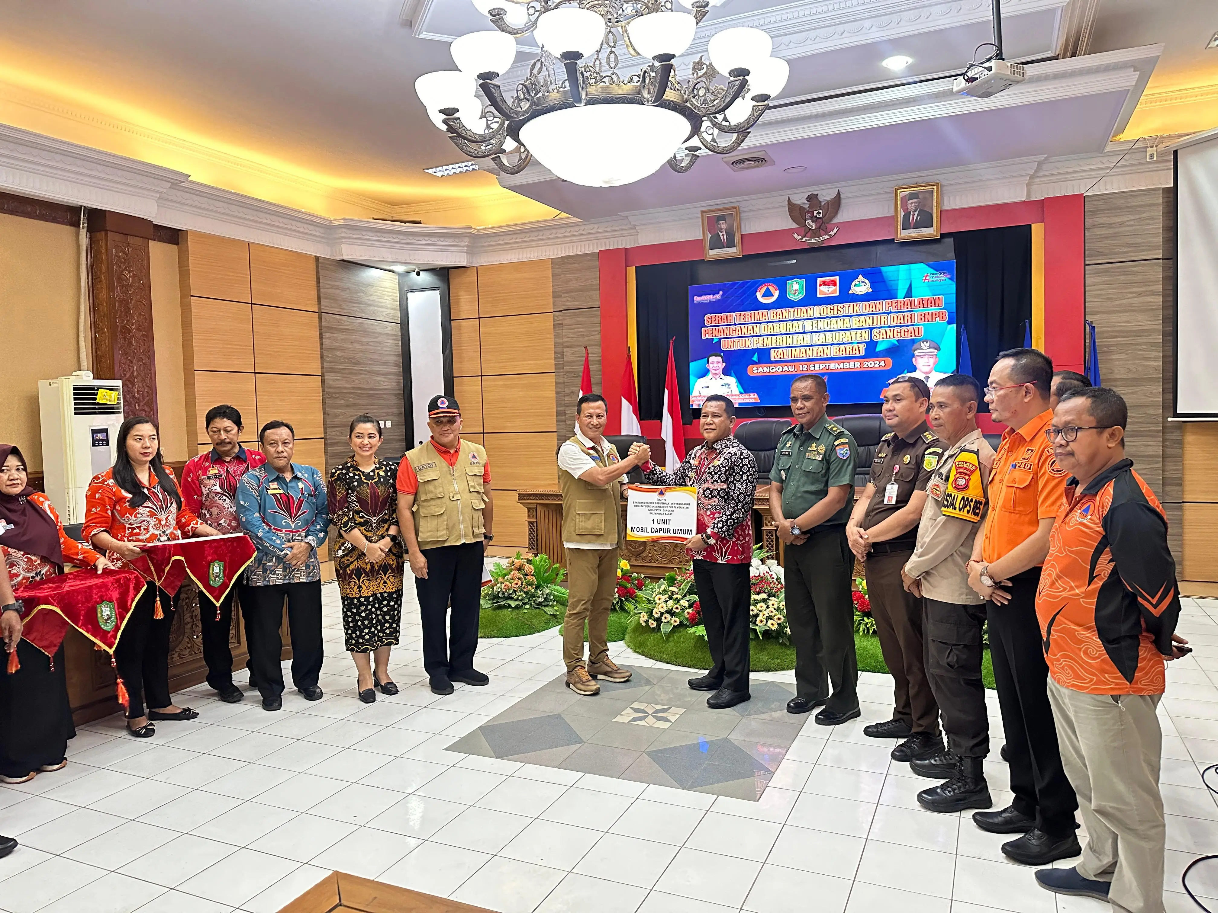 Bantuan Darurat BNPB pada Penanganan Banjir Sanggau